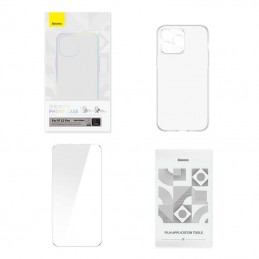 Transparent Case and Tempered Glass set Baseus Corning for iPhone 13 Pro