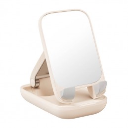 Folding Phone Stand Baseus with mirror (baby pink)