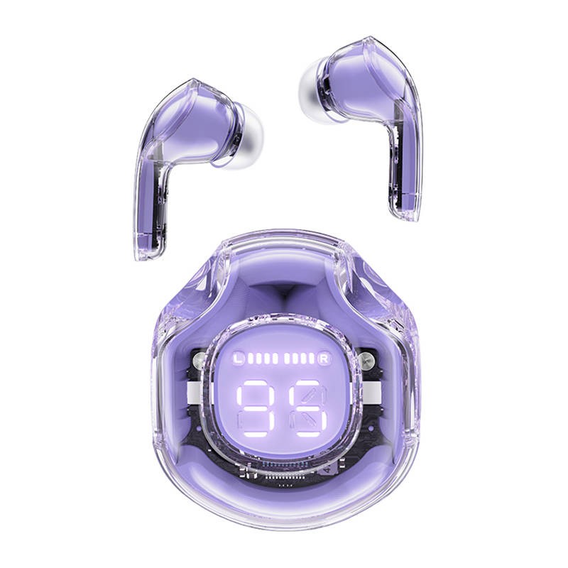 Earphones TWS Acefast T8, Bluetooth 5.3, IPX4 (violet)