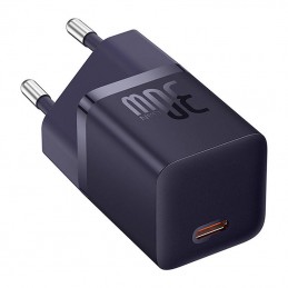 Mini wall charger Baseus GaN5 30W (purple)