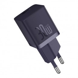 Mini wall charger Baseus GaN5 30W (purple)