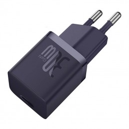 Mini wall charger Baseus GaN5 30W (purple)