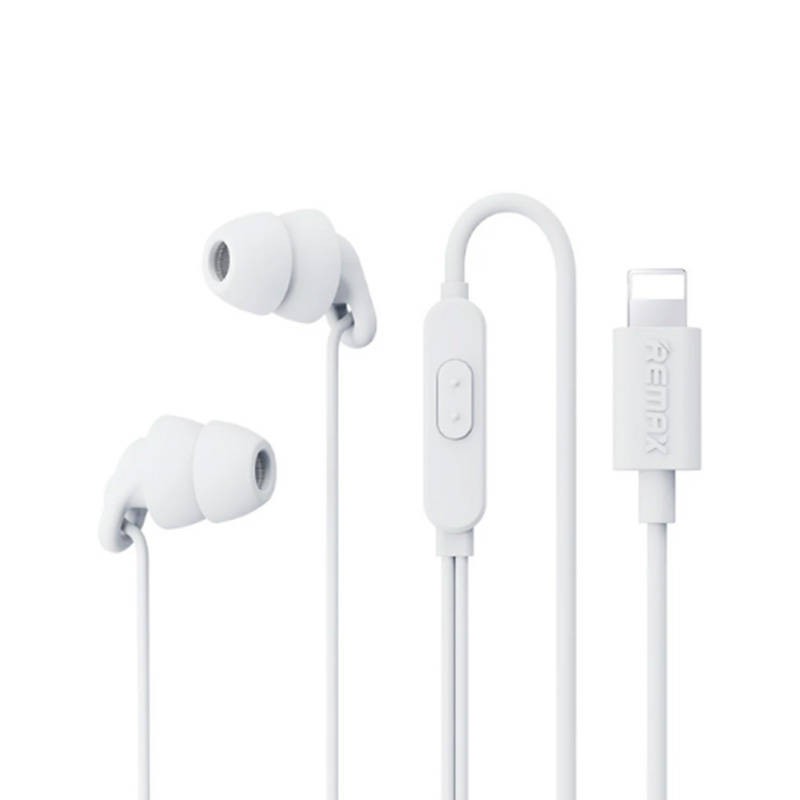 Earphones Remax RM-518i, Lightning, 1.2m (white)