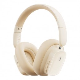 Wireless Headphones with Noise-Cancellation Baseus Bowie H1i (White)