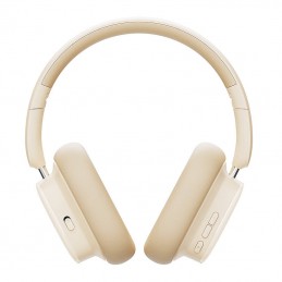 Wireless Headphones with Noise-Cancellation Baseus Bowie H1i (White)