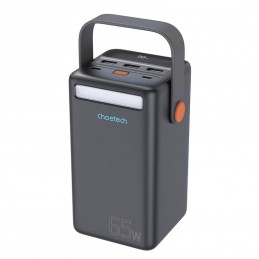 Choetech B664 Mini Power Station, powerbank 5000mAh 65W (black)