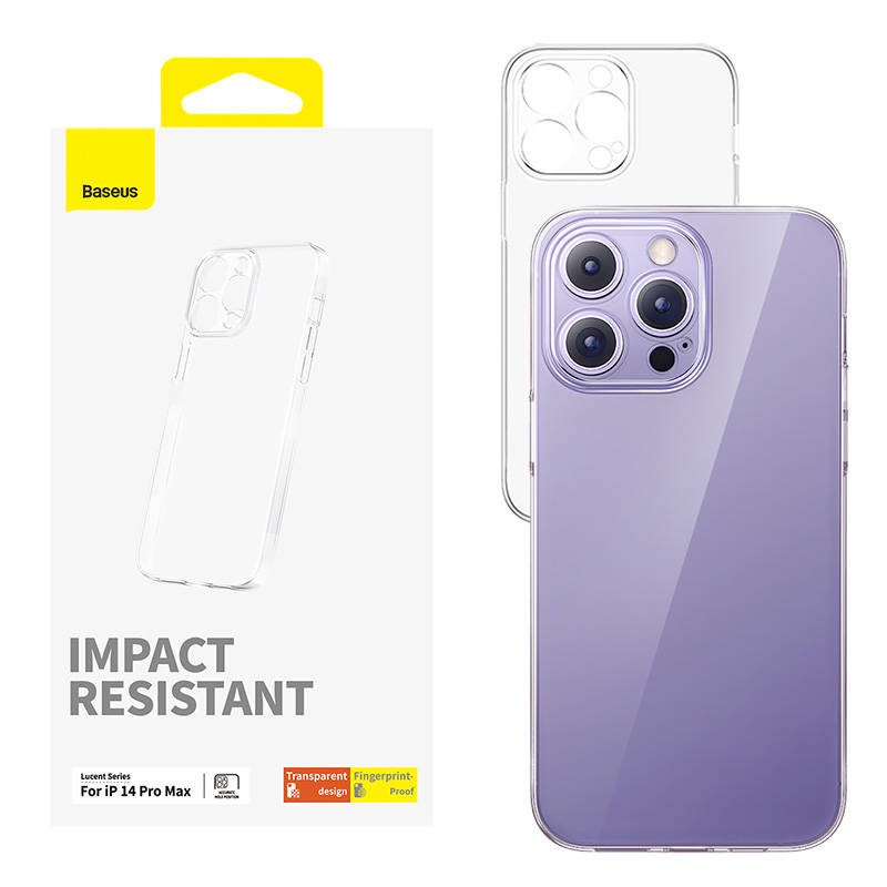 Phone Case for iP 14 PRO MAX  Baseus OS-Lucent Series (Clear)