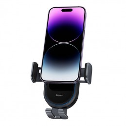 car holder with inductive charger Baseus LightChaser  (Black)