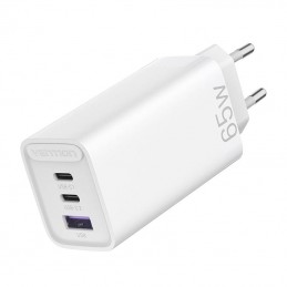 Wall charger EU 2xUSB-C(65W/30W) USB-A(30W) Vention, FEDW0-EU, 2.4A, PD 3.0