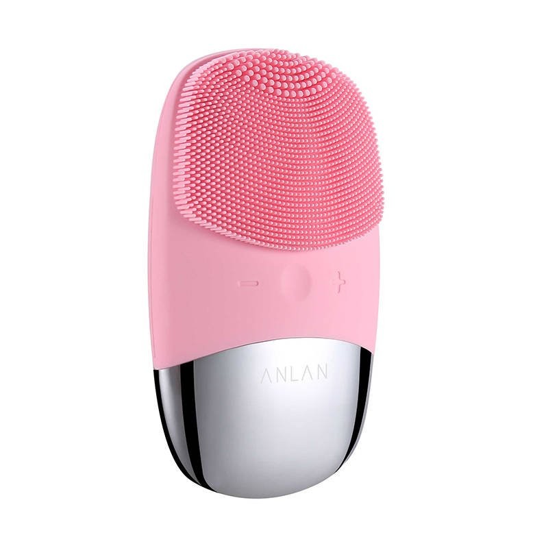 Mini Silicone Electric Sonic Facial Brush ANLAN ALJMY04-04 (pink)