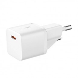 Mini wall charger Baseus GaN5 20W (white)