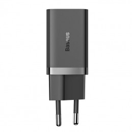 Wall Charger Baseus GaN5 40W, 2x USB C (Black)