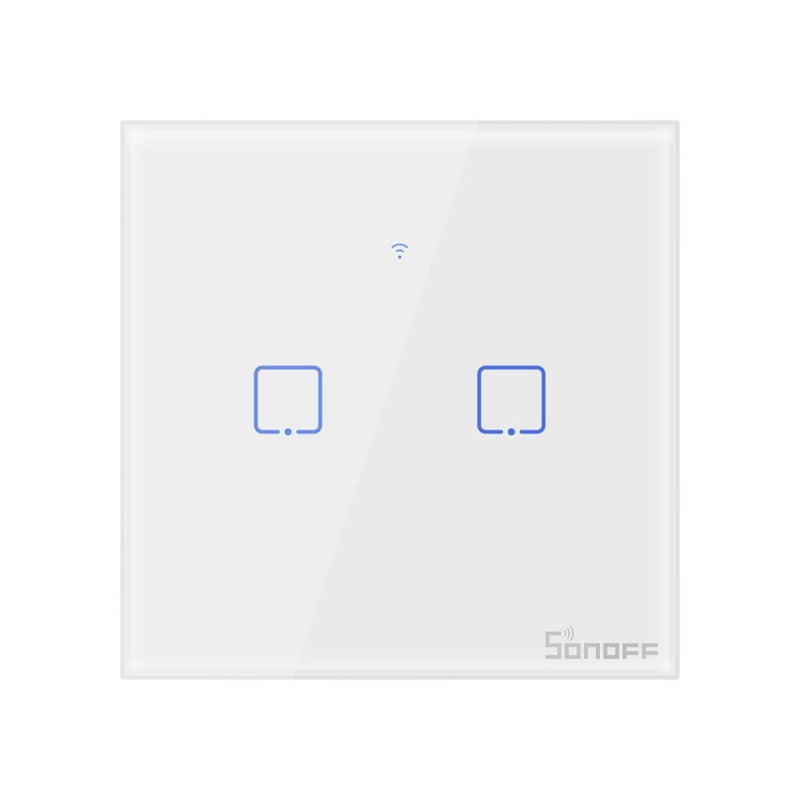 Smart Switch WiFi + RF 433 Sonoff T1 EU TX (2-channel)