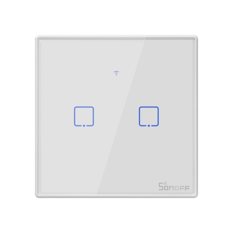 Smart Switch WiFi + RF 433 Sonoff T2 EU TX (2-channel)