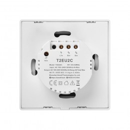 Smart Switch WiFi + RF 433 Sonoff T2 EU TX (2-channel)