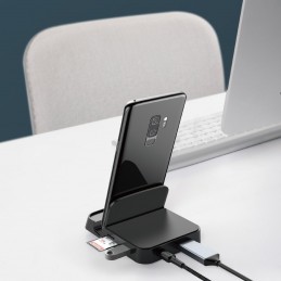 Baseus Mate USB Type-C Hub Desktop Docking Station Stand for Mobile Phone