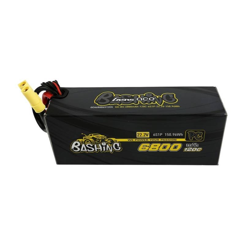 LiPo battery Gens Ace Bashing 6800mAh 22.2V 6S1P 120C EC5