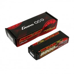 Gens Ace Redline 8200mAh 7.6V 130C 2S1P HardCase HV Battery