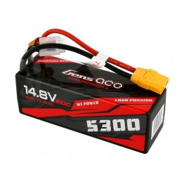 Gens Ace 5300mAh 14.8V 60C 4S1P XT90 Bashing Battery