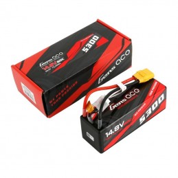 Gens Ace 5300mAh 14.8V 60C 4S1P XT90 Bashing Battery