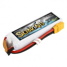 Gens Ace Soaring 3300mAh 14.8V 30C 4S1P XT90 battery