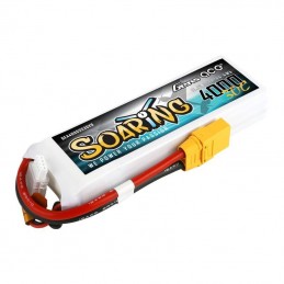 Lipo Battery Pack with XT90 plug Gens Ace Soaring 4000mAh 11.1V 30C 3S1P