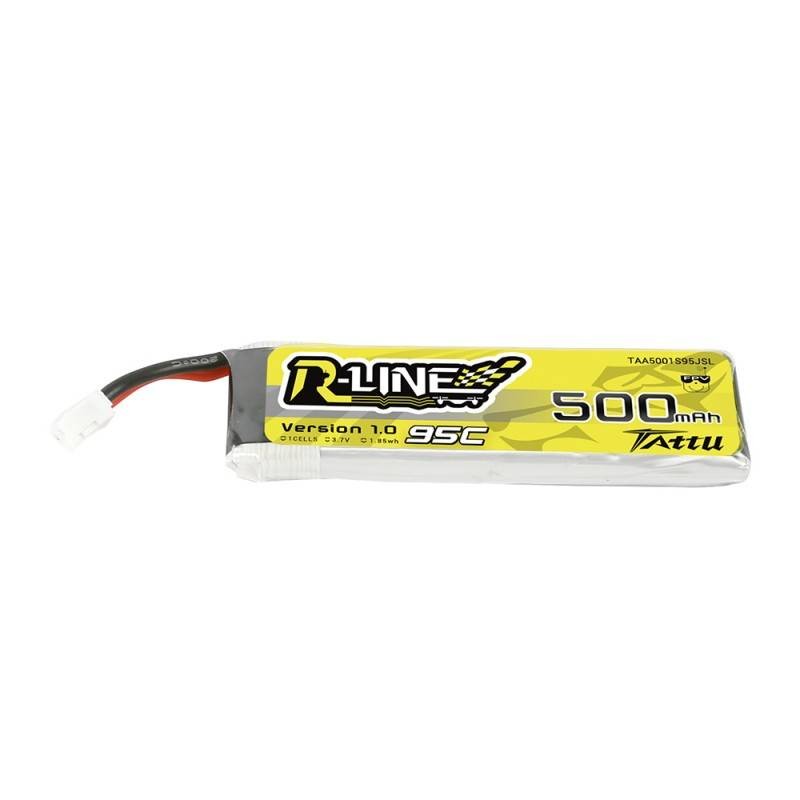 Battery Tattu 500mAh 3.7V 95C 1S1P Long