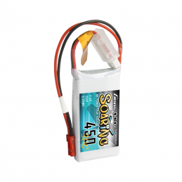 Battery Gens Ace Soaring 450mAh 7,4V 30C 2S1P JST-SYP