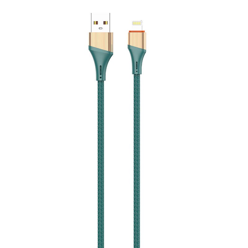 Lightning Cable LDNIO LS632 30W, 2m (green)