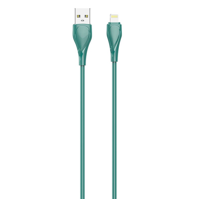 Lightning Cable LDNIO LS612 25W, 2m (green)