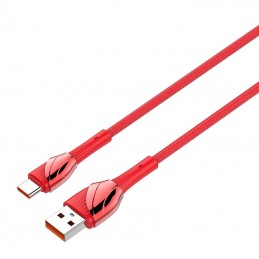 USB to USB-C cable LDNIO LS661, 30W, 1m (red)