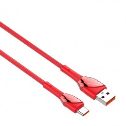 USB to USB-C cable LDNIO LS661, 30W, 1m (red)