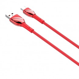 USB to USB-C cable LDNIO LS661, 30W, 1m (red)