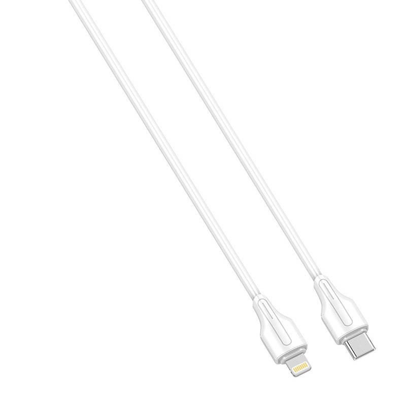 LDNIO LC121-I 1m, 30W USB-C - Lightning Cable