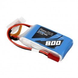 Battery GensAce LiPo 800mAh 7.4V 45C 2S1P