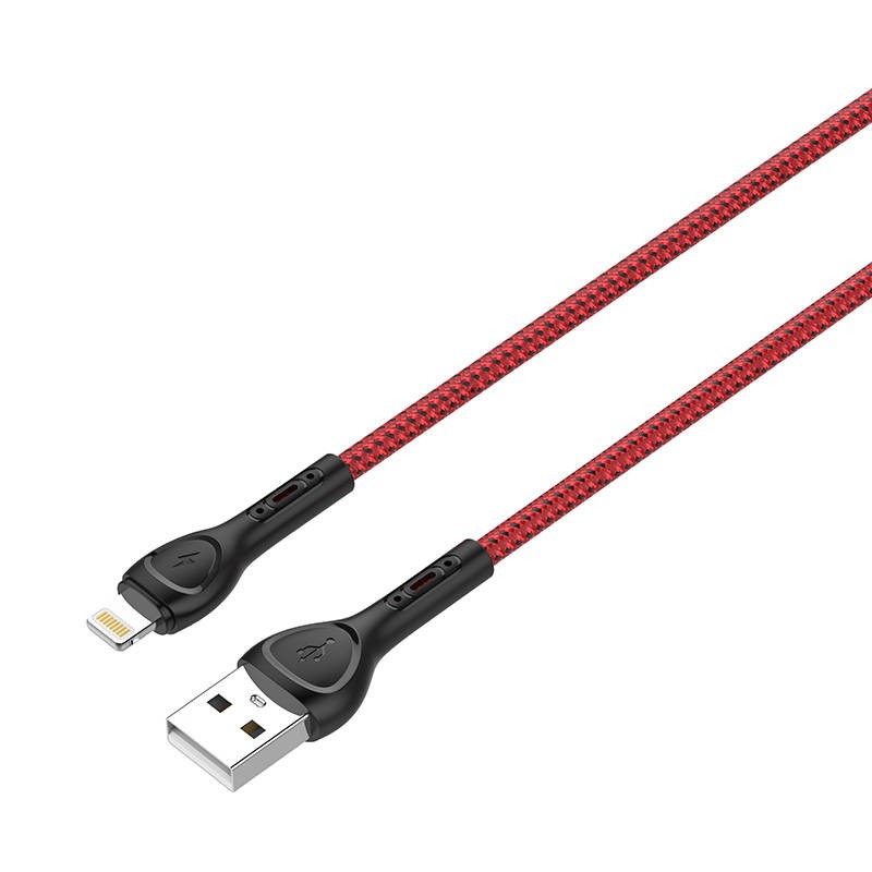 LDNIO LS482 2m USB - Lightning Cable (Red)