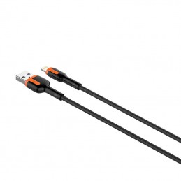 LDNIO LS532, USB - Lightning 2m Cable (Grey-Orange)