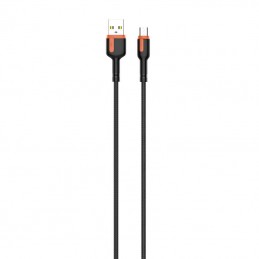 LDNIO LS532 USB - Micro USB 2m Cable (Grey-Orange)