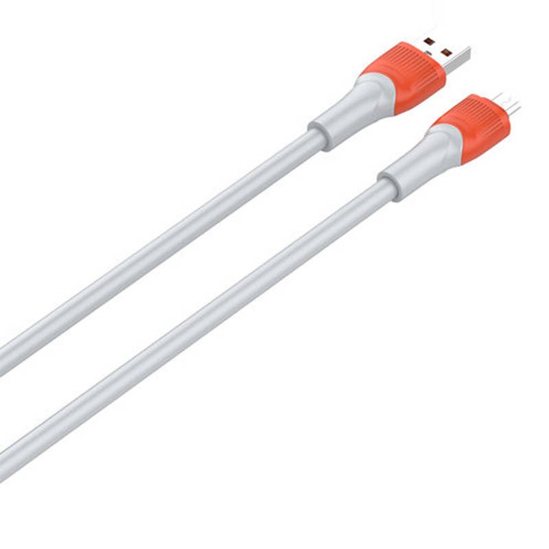 LDNIO LS603 USB - Micro USB 3m, 30W Cable (orange)