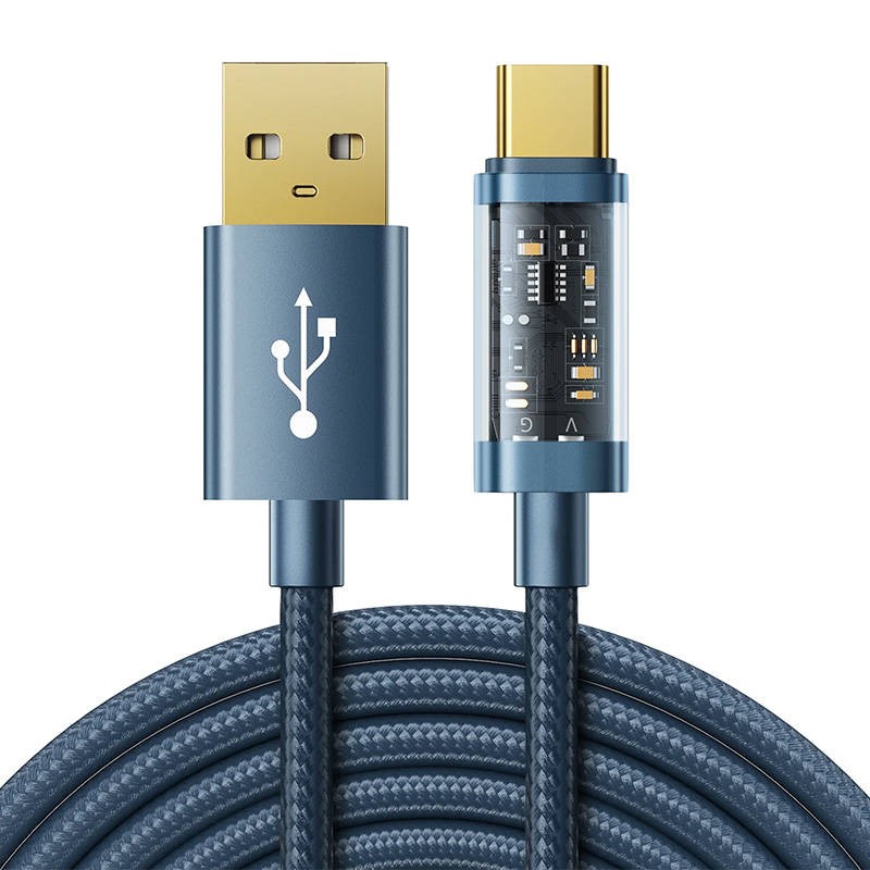 Data Cable to USB-A / Type-C / 3A / 2m Joyroom S-UC027A12 (blue)