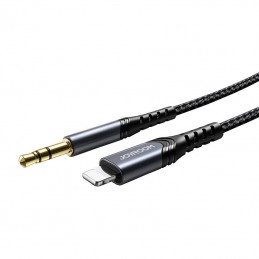 Port Audio Cable 3.5mm Lightning 1m Joyroom SY-A02 (black)