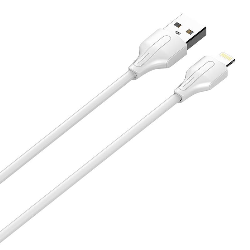 USB to Lightning cable LDNIO LS542, 2.1A, 2m (white)