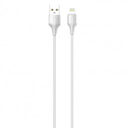 USB to Lightning cable LDNIO LS543, 2.1A, 2m (white)