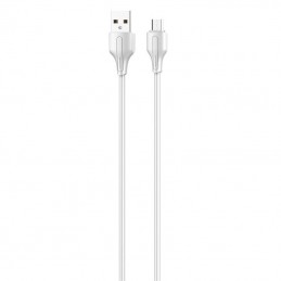 USB to Micro USB cable LDNIO LS543, 2.1A, 3m (white)