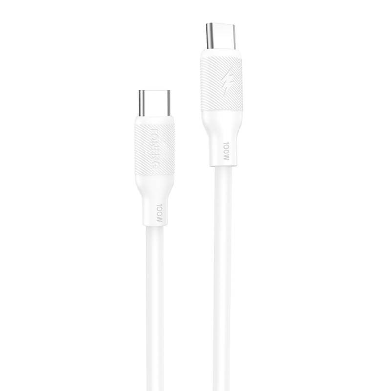 Foneng X80 USB-C to USB-C cable, 100W, 1m (white)