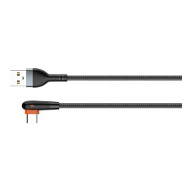 Cable USB to USB-C LDNIO LS561, 2.4A, 1m (black)