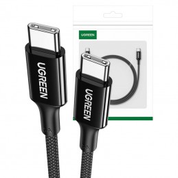 Cable USB-C to USB-C UGREEN 15276, 1,5m (black)