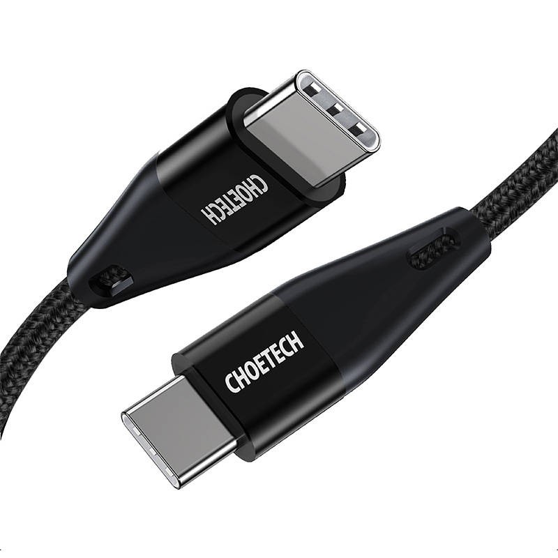 Cable USB-C do USB-C Choetech, XCC-1003, PD 60W 1.2m (black)