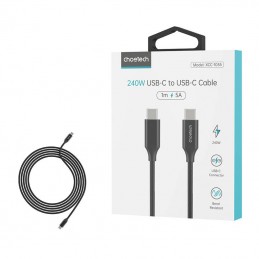 Cable USB-C do USB-C Choetech XCC-1035 240W 1.2m (black)