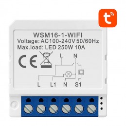 Smart Switch Module WiFi Avatto WSM16-W1 TUYA